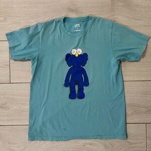 KAWS x Uniqlo Blue T-Shirt